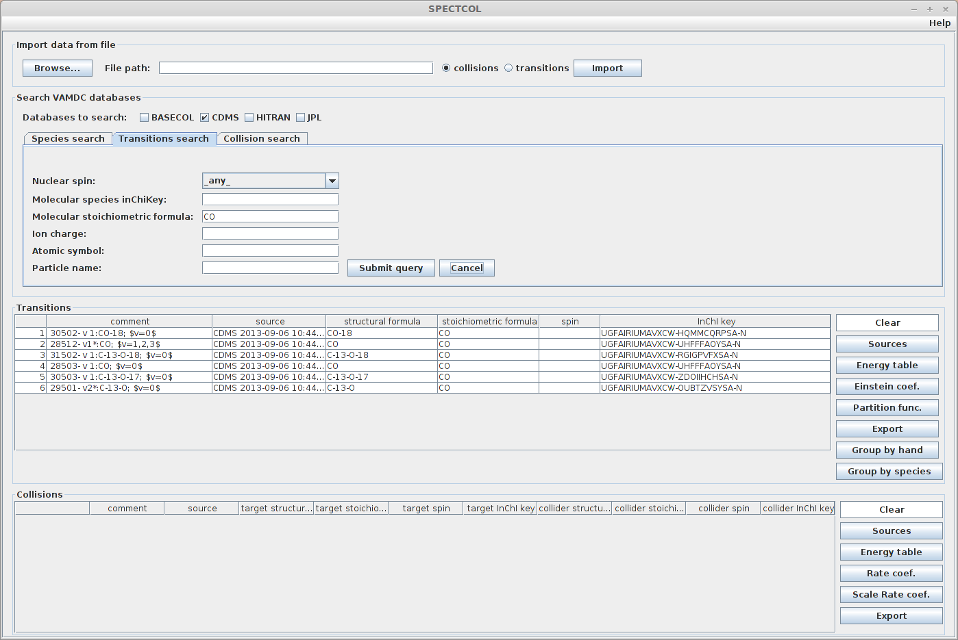 Looking for transitional data